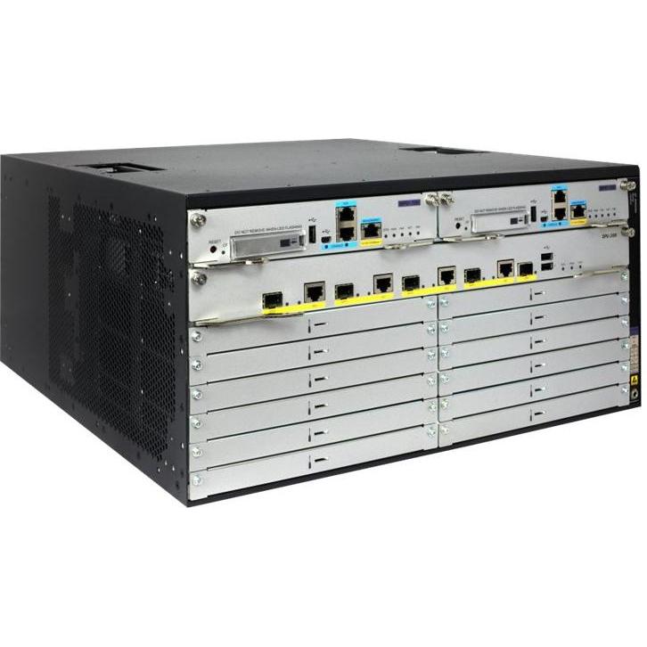 Thumbnail - HPE MSR4080 Router Chassis Kabelrouter, Router, Schwarz, Silber