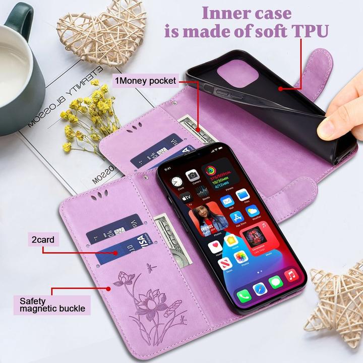 Actual product image König Design Case Mobile Protection for Motorola Moto E20 / E30 / E40 Case Cover Wallet Bag (Motorola E30, Motorola Moto E20, Motorola Moto E40)