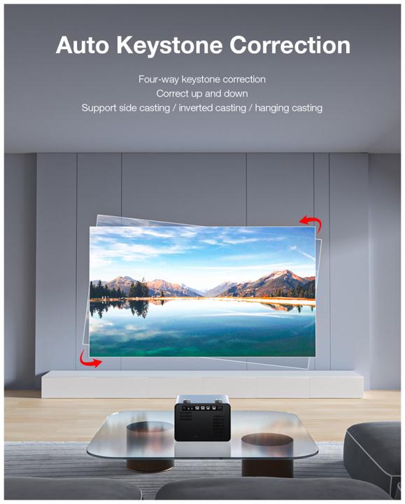 Produktbild BlitzWolf Projector LED BW-V7, 1080p, Android, Bluetooth (850 lm)