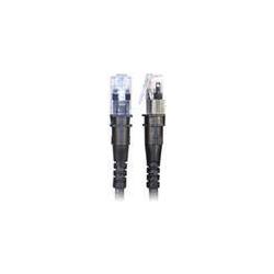 Thumbnail - PatchSee Patchkabel ThinPatch FTP CAT 6a schwarz 4m (U/FTP, CAT6a, 4 m), Netzwerkkabel