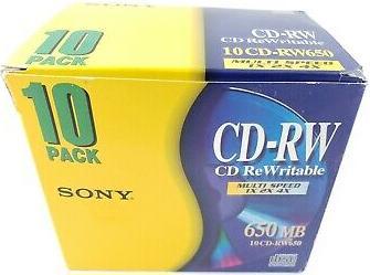 Immagine prodotto Sony CD-R riscrivibile 650 MB (10 x)