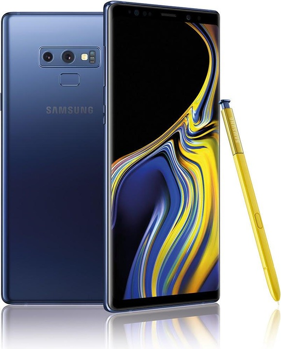 Produktbild Samsung Galaxy Note 9 EU (128 GB, Ocean Blue, 6.40", Hybrid Dual SIM, 12 Mpx, 4G)