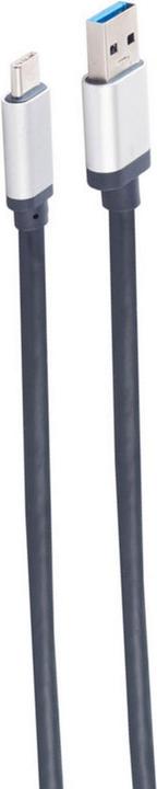 Actual product image Shiverpeaks ®-PROFESSIONAL USB 3.0 connection cable, USB-A plug to USB-C plug, 0.5m (0.50 m, USB 3.2 Gen 1, 18 W)