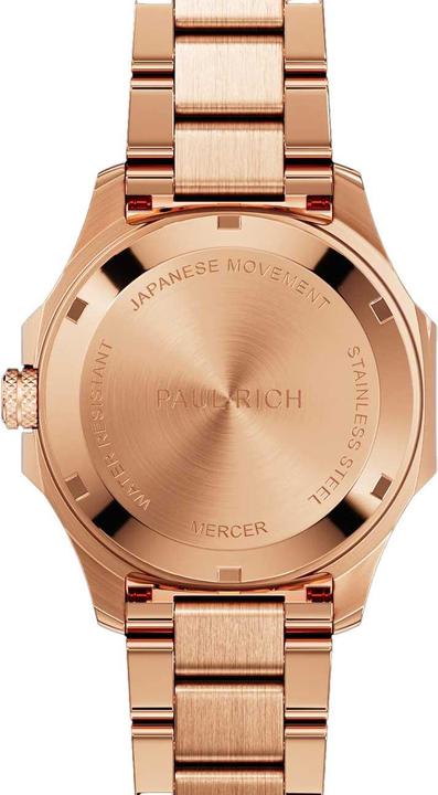Actual product image Paul Rich PR-46698 Herrenuhr Mercer Aventurine Rose Gold Blue 40,5 mm 5ATM (Analogue wristwatch)