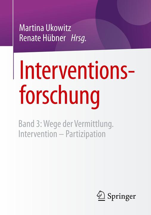 Produktbild Interventionsforschung (Deutsch, Martina Hbner, Renate, Ukowitz, 2019)