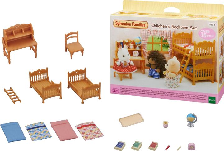 Actual product image Sylvanian Families Children's room with bunk bed