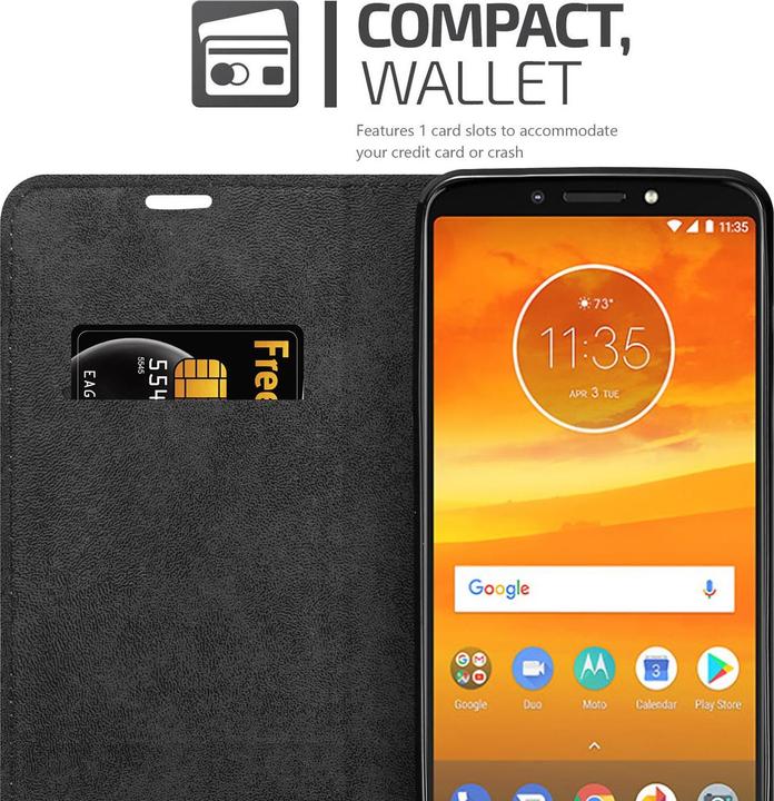 Image du produit Cadorabo Book Couverture magnétique invisible (Motorola Moto E5 Plus)