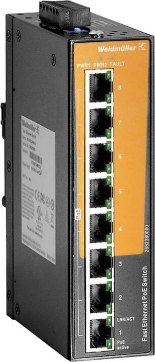 Weidmüller Network SwitchEthernet IE-SW-EL08-8POE - Switch - Ethernet (8 ports)