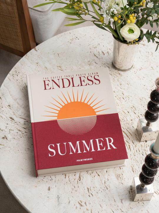 Actual product image Printworks Photo album Endless Summer bordeaux (28 x 21 cm)