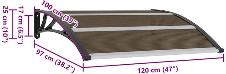 Actual product image vidaXL Hannie (120 x 100 cm)