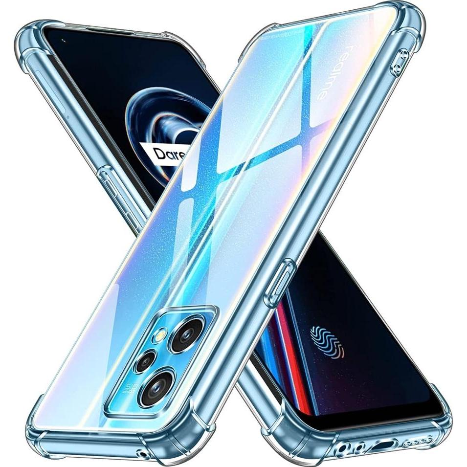 Screenguard Realme 9 Pro+ Hülle Crystal Soft Airbag Bumper (Realme 9 Pro+), Smartphone Hülle, Transparent