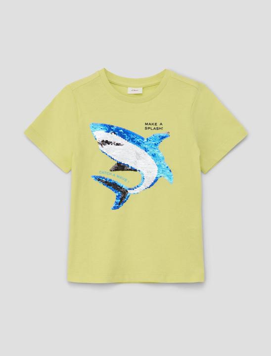Produktbild S.Oliver T-Shirt T-Shirt mit Wendepailletten (92)
