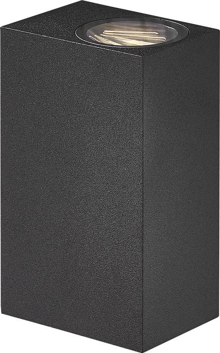 Actual product image Nordlux Asbol Kubi, wall lamp, black (150 lm, IP44)