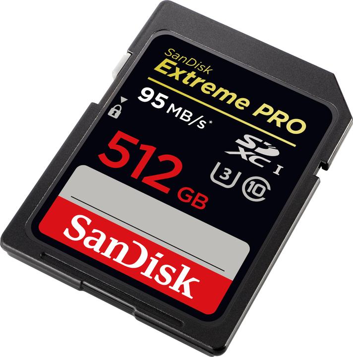 Produktbild Sandisk ExtremePro SDXC (512 GB, SDXC, U3, UHS-I)