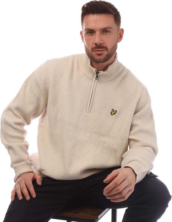 Immagine prodotto Lyle and Scott Shaker Top in Maglione Cucito Cerniera ad un quarto Uomo (3XL)