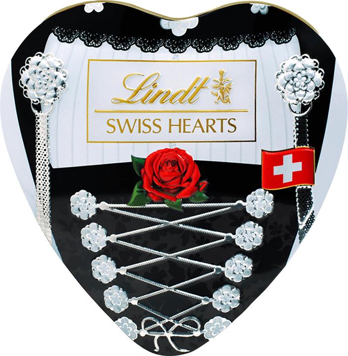 Image du produit Lindt Souvenir Coeurs Lait Boîte Coeur Edition Costume Traditionnel (90 g)