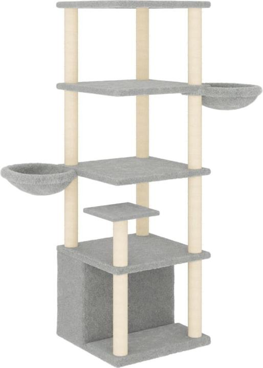 Actual product image vidaXL Kratzbaum (147 cm, Light grey)