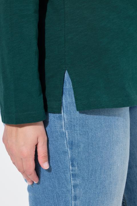 Produktbild Ulla Popken Shirt, Rollkragen, Slim, Langarm (58)