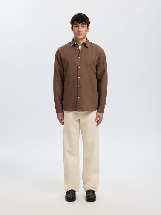 Immagine prodotto Selected Regular Fit Bluse aus Leinengemisch (S)