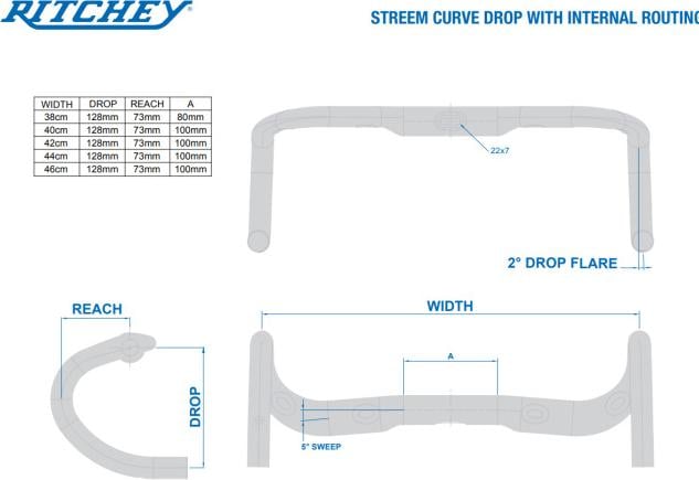Produktbild Ritchey WCS Streem Di2 Road (380 mm)