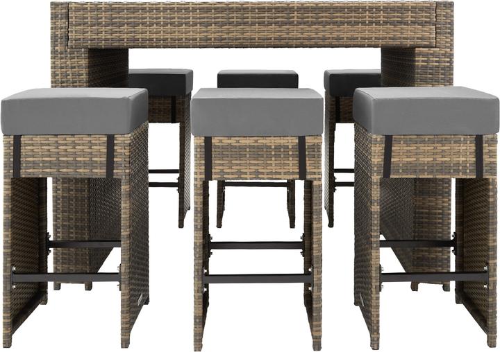 Produktbild tectake Rattan Sitzgruppe