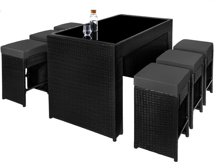 Immagine prodotto tectake set da bar in rattan Ibiza