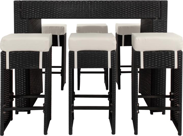 Immagine prodotto tectake set da bar in rattan Ibiza