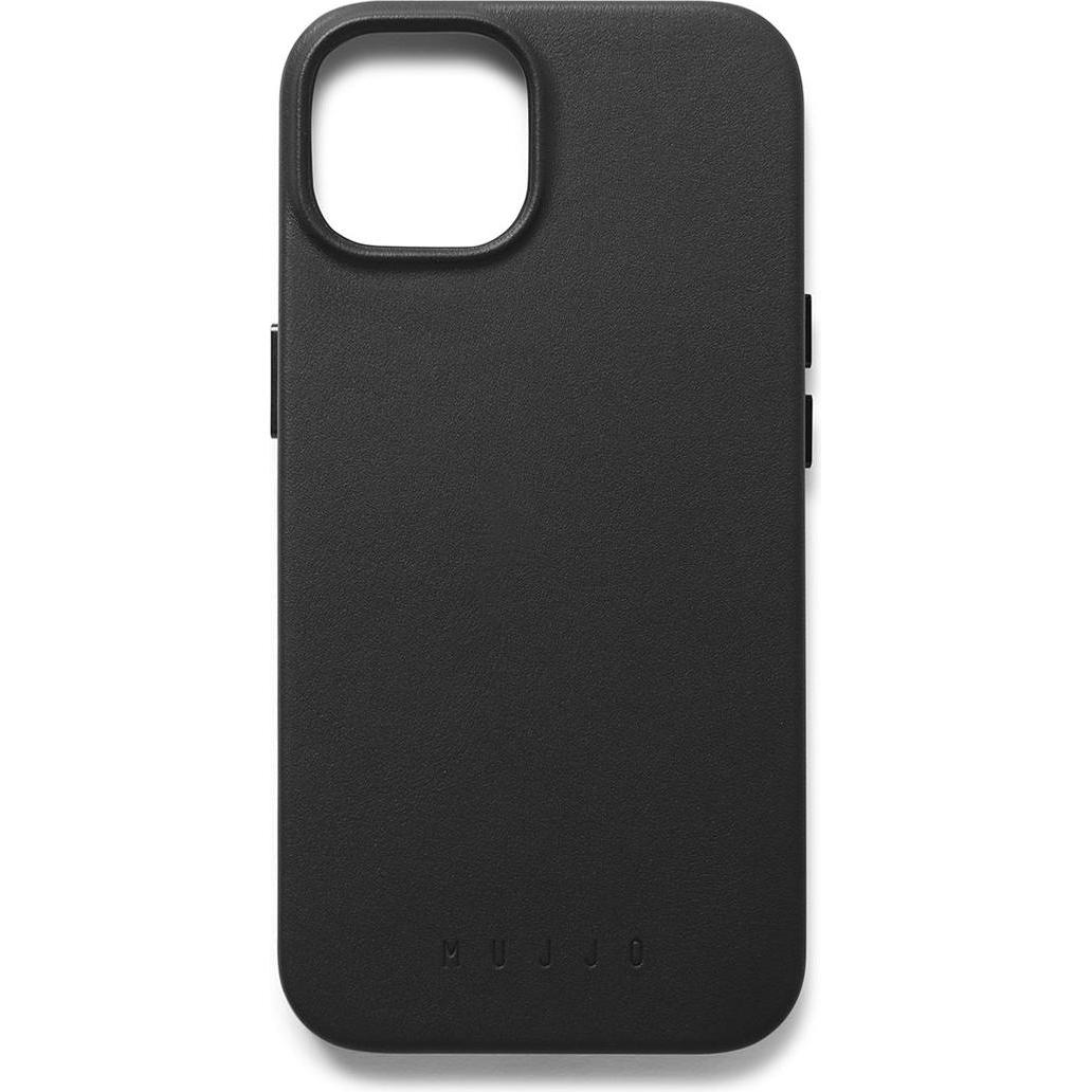 Mujjo Full Leather Case (Apple iPhone 14), Smartphone Hülle, Schwarz