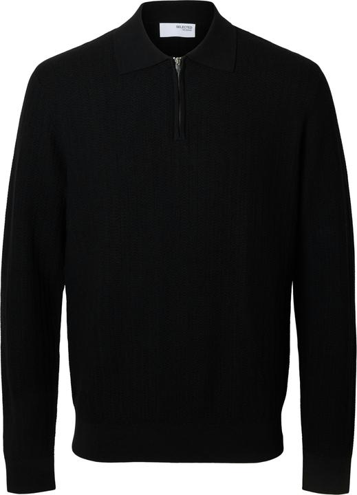 Produktbild Selected 100% Baumwoll Langarm-Poloshirt (M)