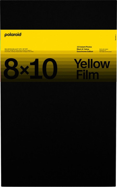 Actual product image Polaroid 8x10 Duochrome Film Black & Yellow (8x10)