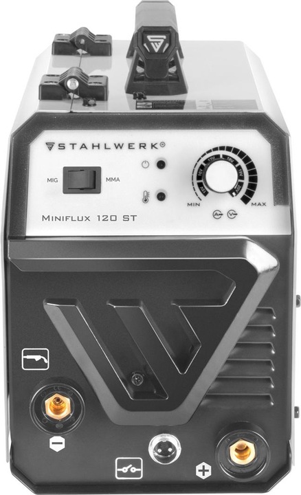 Produktbild Stahlwerk Schweissgerät Mini FLUX 120 ST mit ARC | MMA-Funktion Vollausstattung