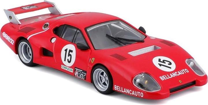 Actual product image Bburago Ferrari 512 BB II Series 1981 red 1/43