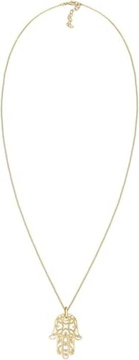 Produktbild Elli PREMIUM Necklace Womens Hamsa Hand with Crystals in 925 Sterling Silver Crystal (925 Sterling Silber mit Goldfinish)