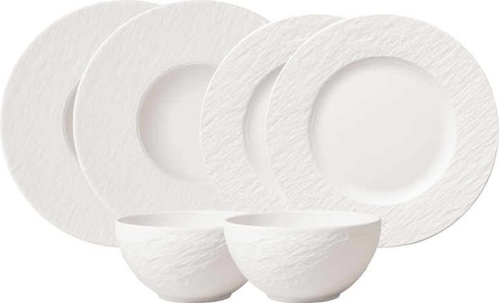 Actual product image Villeroy & Boch Starter set 6 pcs. EC Manufacture Rock blanc (6 Piece)
