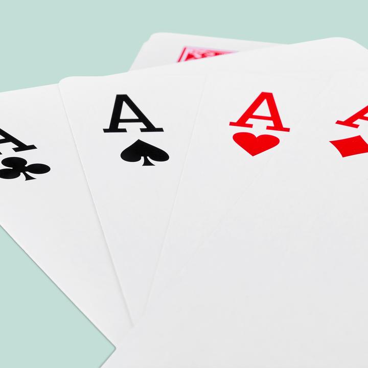 Actual product image Relaxdays 54 XXL playing cards (German)