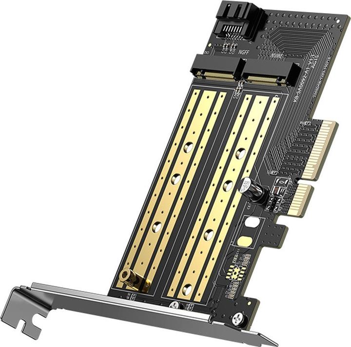 Ugreen PCIe 3.0 x4 naar M.2 M-Key + M.2 B-Key Adapter