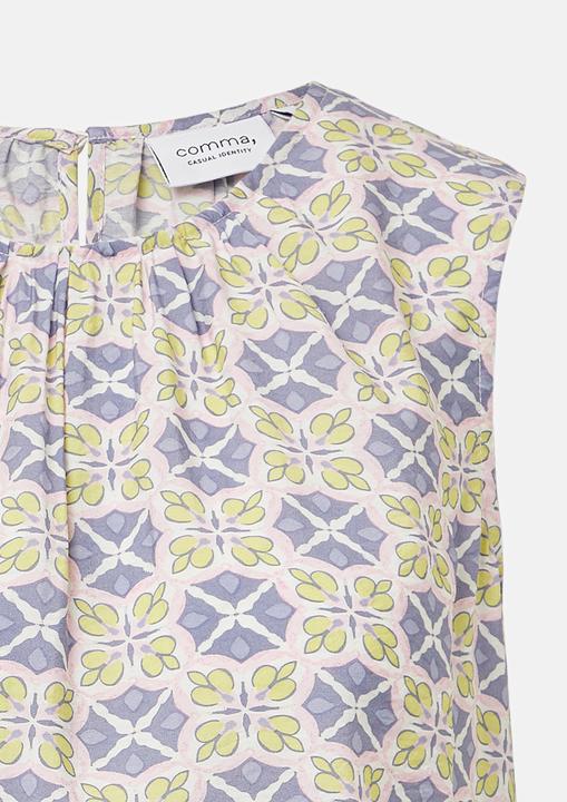 Produktbild Comma Bluse Strukturiertes Blusentop mit Raffung (34)