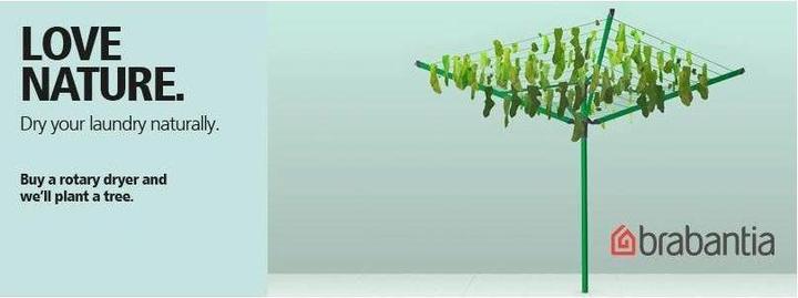 Actual product image Brabantia Rotary dryer Topspinner 60 m