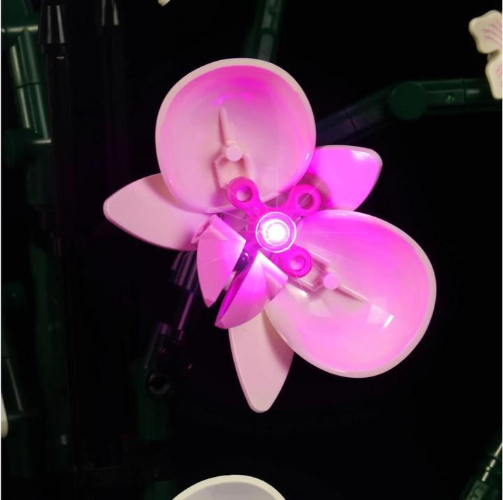Image du produit BrickBling Kit d'éclairage LED pour LEGO Orchidée V2 (10311)