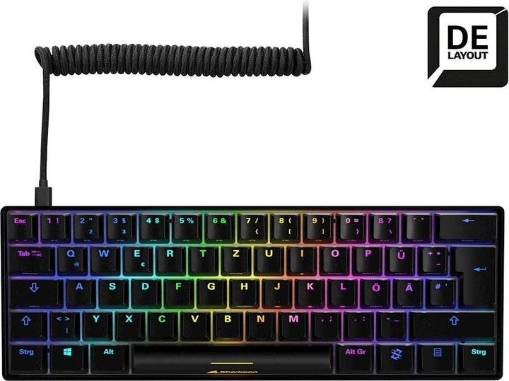 Actual product image Sharkoon Keyboard Skiller SGK50S4 Gaming black / brown (DE, Cable)