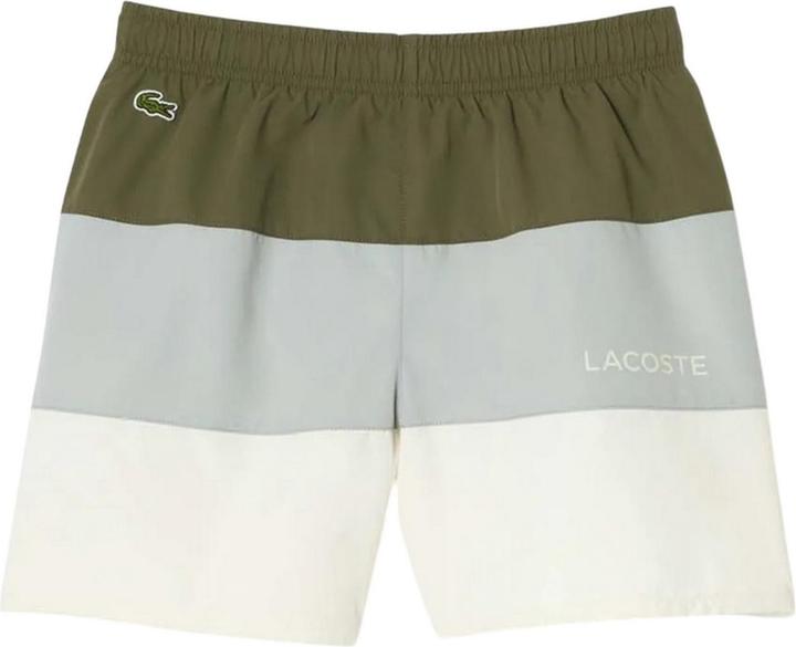 Actual product image Lacoste Boys Colour Block Taffeta Swimming Trunks (152)