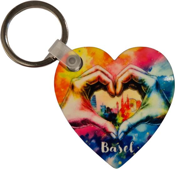 Actual product image CreaDiva Herz Schlüsselanhänger - Love Basel
