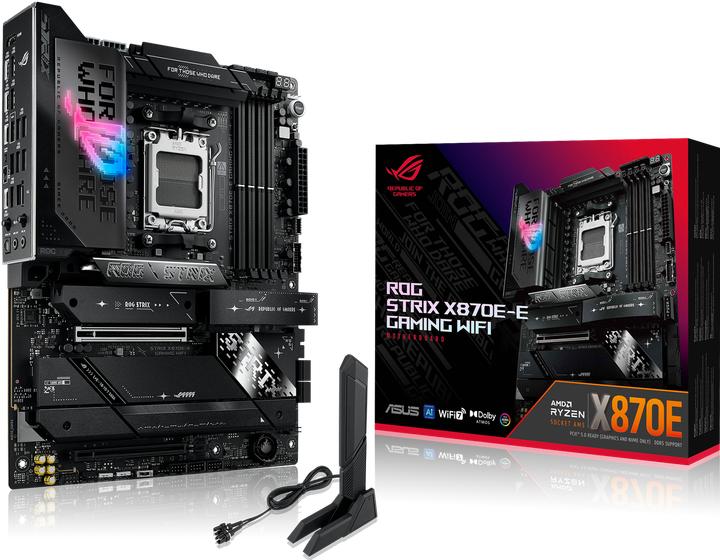Image du produit ASUS ROG STRIX X870E-E GAMING WIFI (AM5, AMD X870E, ATX)