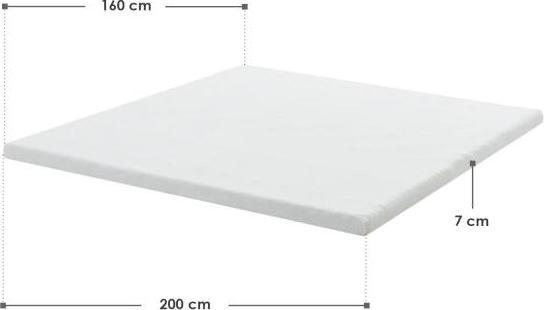 Immagine prodotto Juskys Topper (160 x 200 cm)