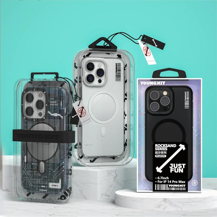 Actual product image Youngkit Case @Tobe Fonseca Mirror Case with MagSafe Peace (Apple iPhone 15 Pro Max)