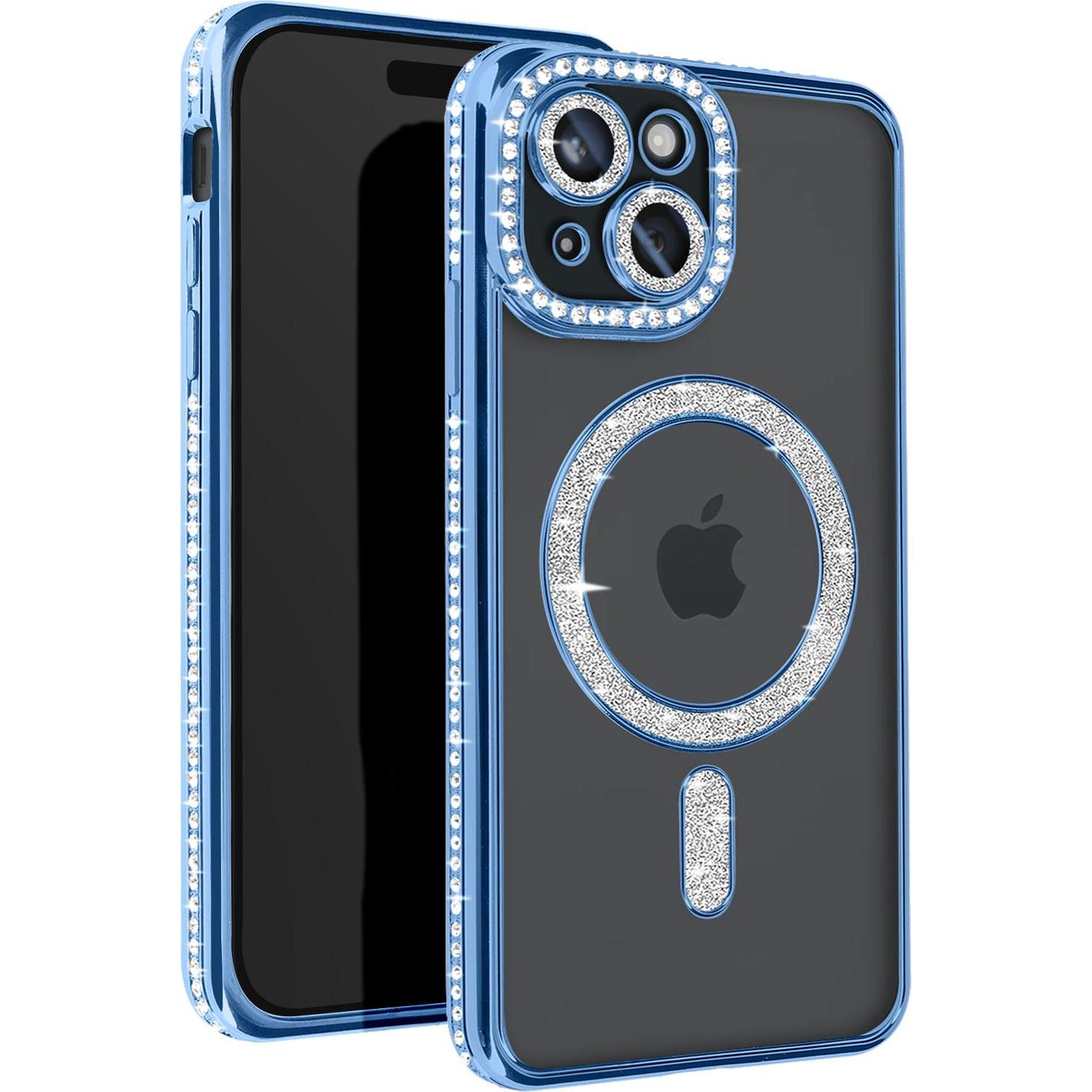 Avizar Glamor Guard Case (Apple iPhone 15), Smartphone Hülle, Blau