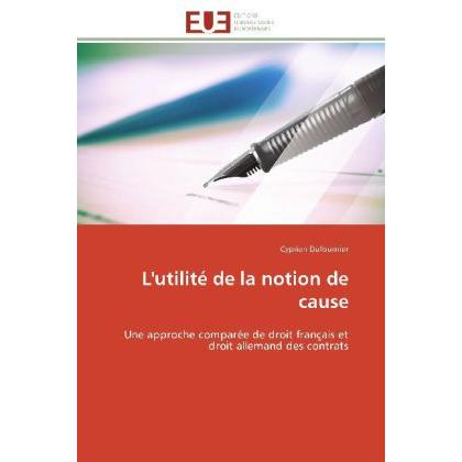 L'utilité de la notion de cause, Fachbücher