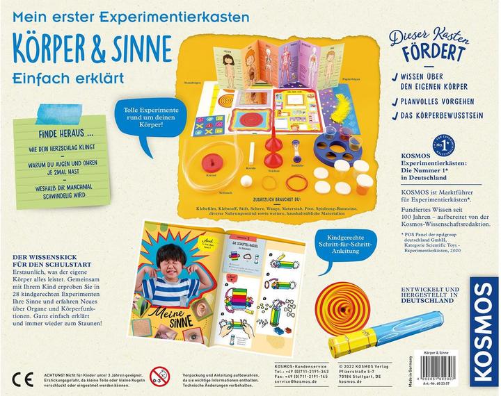 Actual product image Kosmos My first experimental kit - Body&Senses