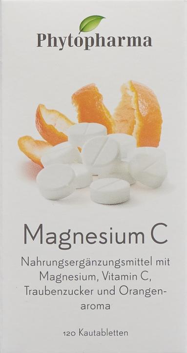 Actual product image Phytopharma Magnesium C (120 Piece, Pills, 132 g)