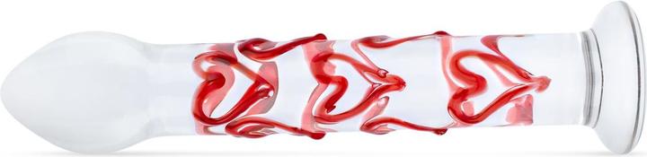 Productafbeelding Gildo Glazen dildo met hartjes